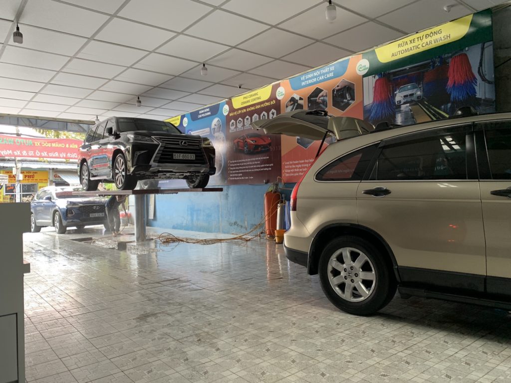 địa điểm rửa xe ô tô quận 7